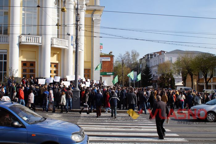 мітинг під Вінницькою ОДА з приводу земель в Агрономічному фото