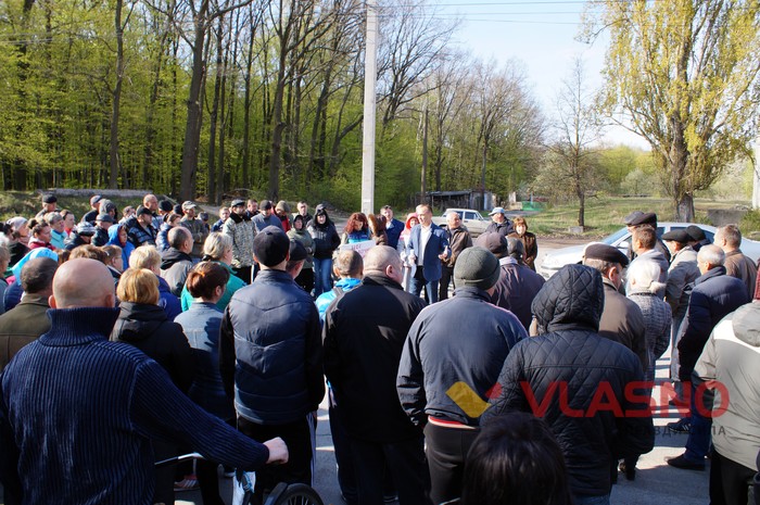 протест на заводі у Гнівані фото