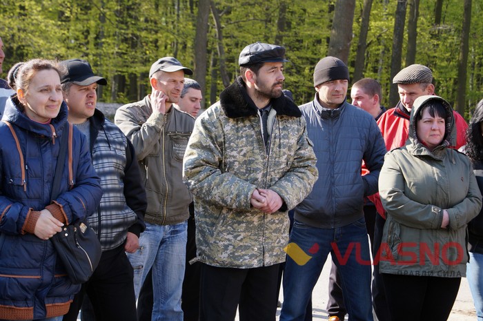протест на заводі у Гнівані фото