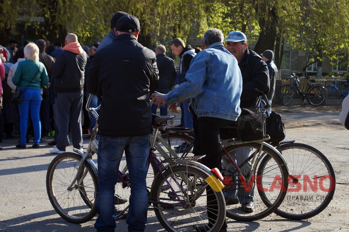 протест на заводі у Гнівані фото