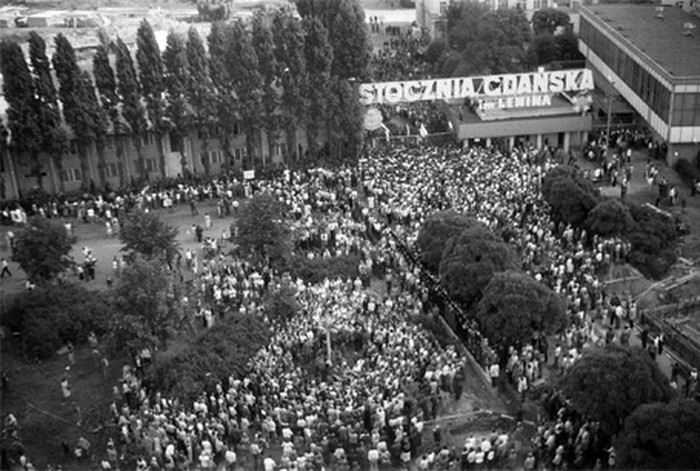 демонстрація руху "Солідарність" у Гданську фото
