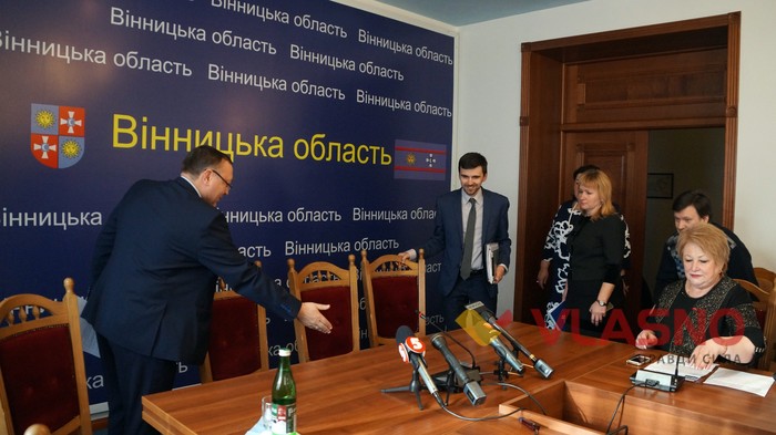 прес-конференція заступника міністра охорони здоров'я щодо госпітальних округів на Вінниччині фото