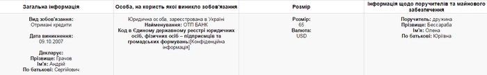 декларація Андрія Грачова фото