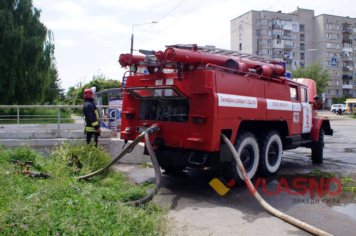 пожежа на ДПЗ у Вінниці фото