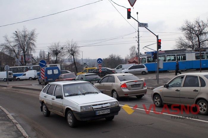 затори на мості у Вінниці фото