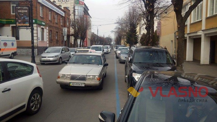 перекриття руху у Вінниці фото