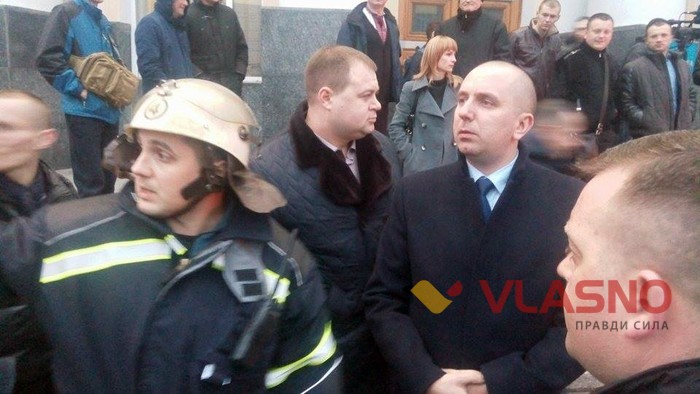 пожежна біля Вінницькою ОДА фото