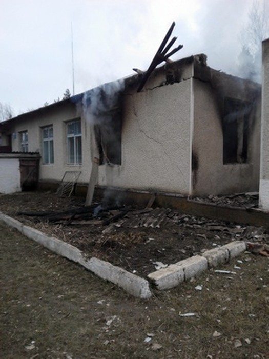згоріла сільрада у селі Андріяшівка фото