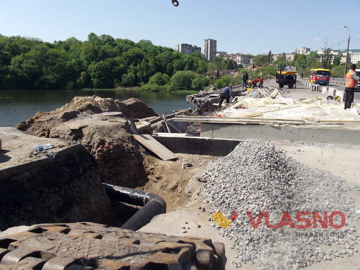 реконструкція Київського мосту фото