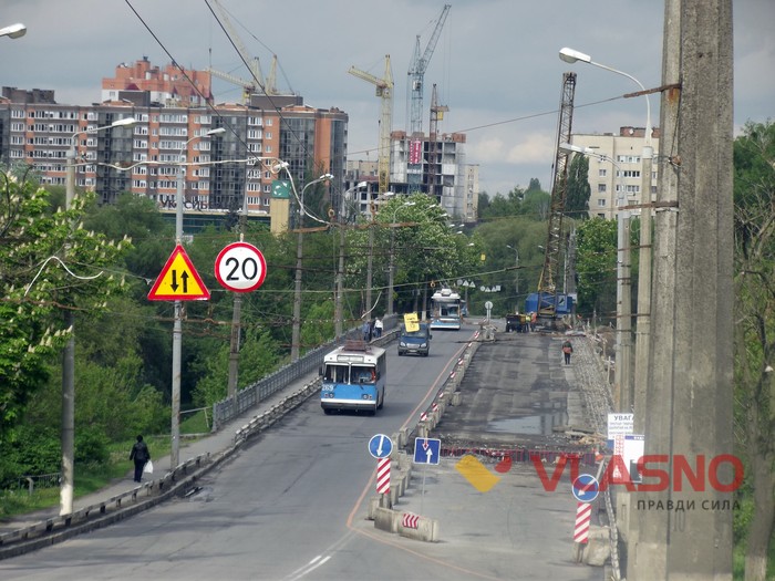 реконструкція Київського мосту фото
