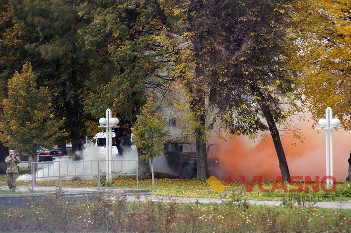 Спецпризначенці «відбили» «терористичну атаку» на Вінницю 