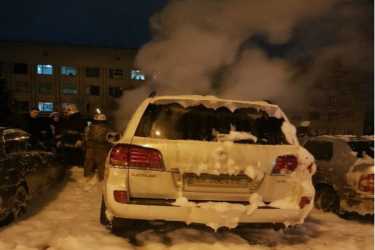 У Харкові підпалили авто чоловіка судді, яка роглядає справу Зайцевої