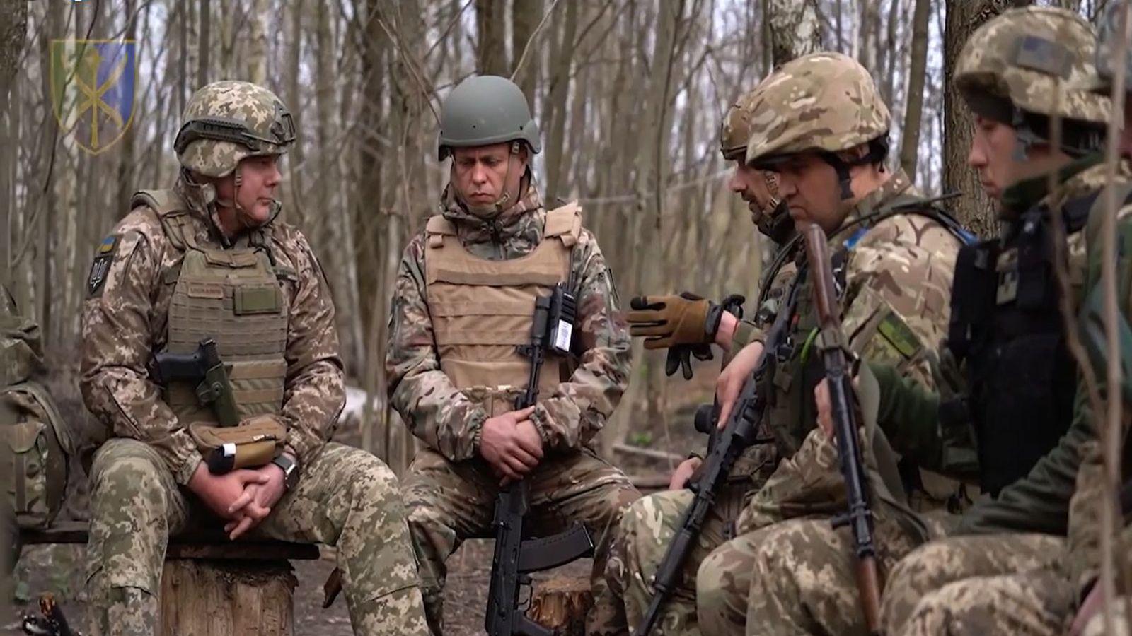 Сергій Наєв відвідав військовослужбовців, які утримують оборону Сумщини (ВІДЕО)