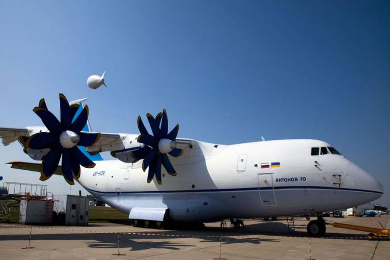 ЗСУ прийняли на озброєння військово-транспортний літак АН-70