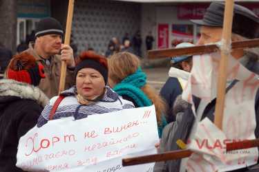 протести у Вінниці під час приїзду Порошенка фото