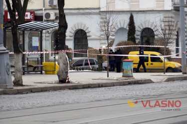 замінування на Соборній у Вінниці фото