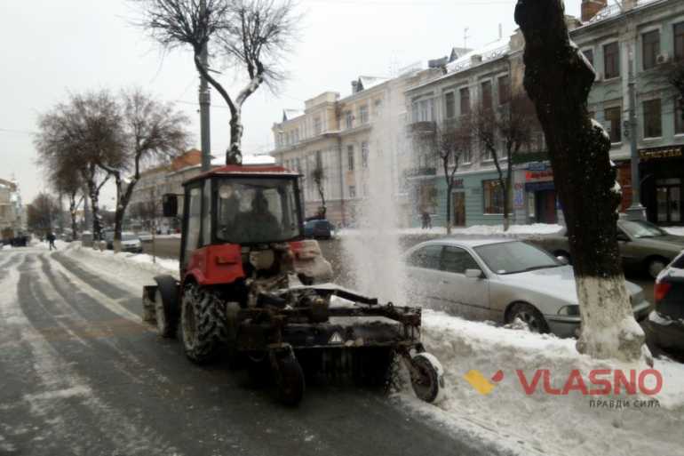 сніг на дорогах фото