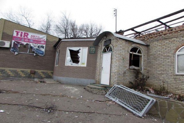 Обстріл волонтерського центру на Донеччині