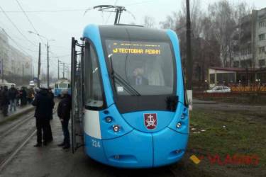 відкриття нового трамвайного маршруту у Вінниці фото