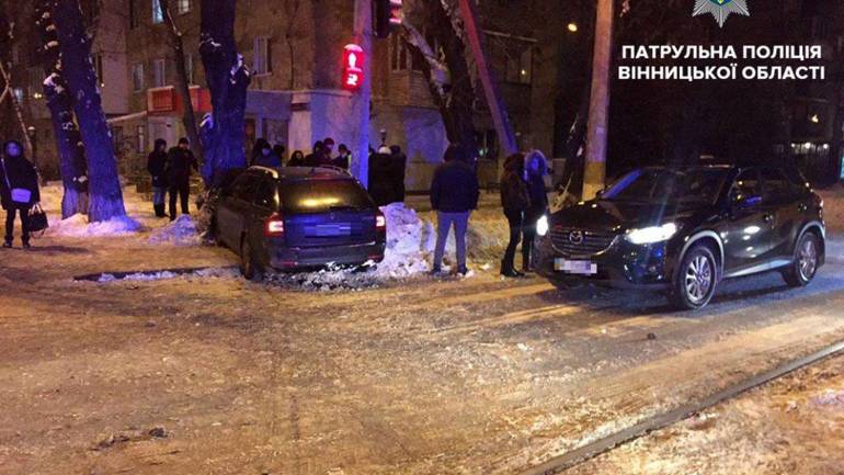 Нетверезий винуватець ДТП втік з місця подій у Вінниці