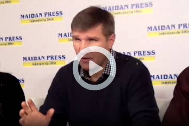 Прес-конференція активістів вінницької громади  9 грудня 2014