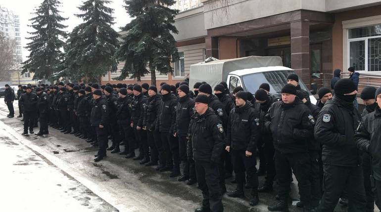 У Києві на акцію протесту вийшли поліцейські