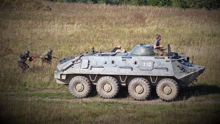 Вінницька мотопіхотна бригада навчались на полігоні Міжнародного центру миротворчості