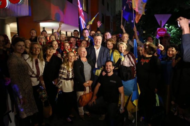 Петро Порошенко прибув до Австралії