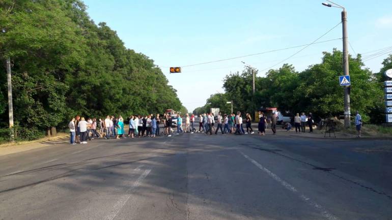На Вінниччині люди перекрили дорогу (ОНОВЛЕНО)