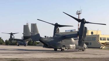 У Вінниці сіли американські гібриди літака та вертольота