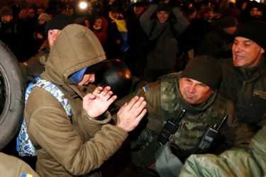 протест на підтримку блокади окупоканих територій фото