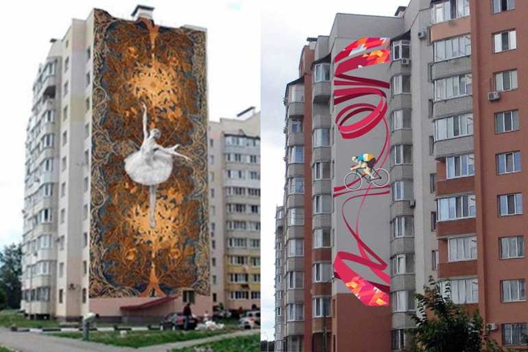 нові мурали у Вінниці фото