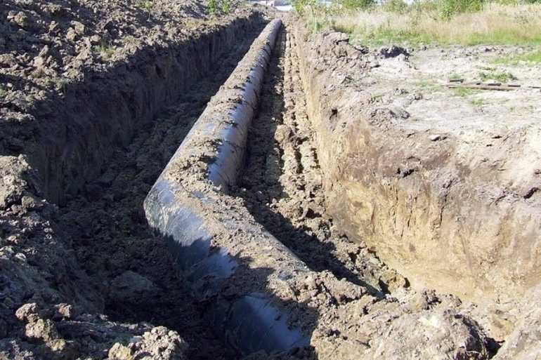 будівництво водогону фото