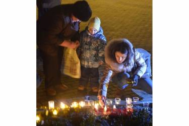 У Вінниці молились за загиблих в Маріуполі